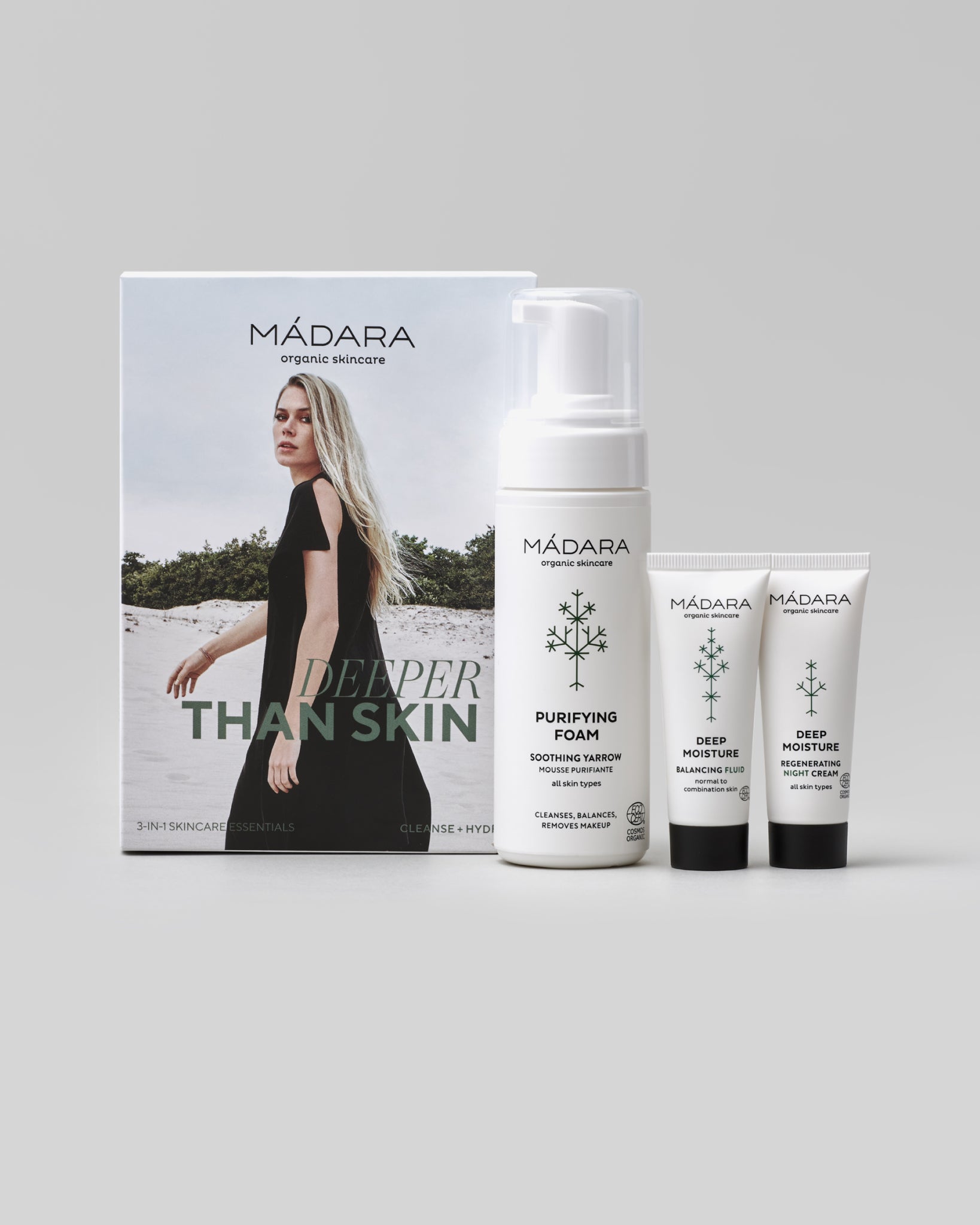 MÁDARA Organic Skincare deeper than skin skincare madara A0001 product photo on plain background.