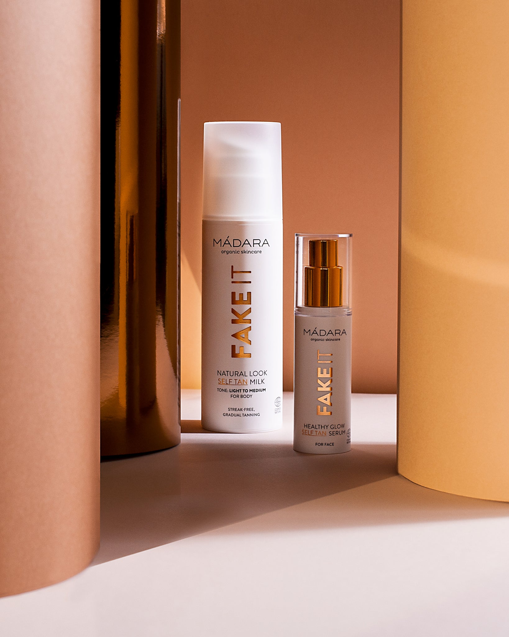 MÁDARA Organic Skincare natural fake tan A3421 product photo on plain background.