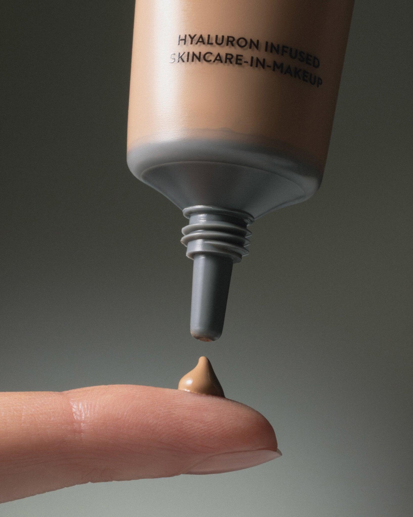 MÁDARA Organic Skincare semi matte peptide foundation A6098 foundation product photo on plain background.