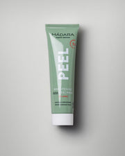 MÁDARA Organic Skincare brightening 5 aha peel mask A2101 face mask product photo on plain background.