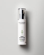 MÁDARA Organic Skincare deep moisture regenerating night cream A2241 face cream product photo on plain background.