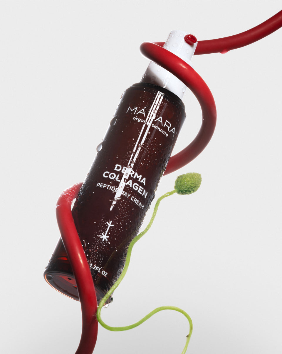 Bottle of MÁDARA Derma Collagen Peptide Day Cream