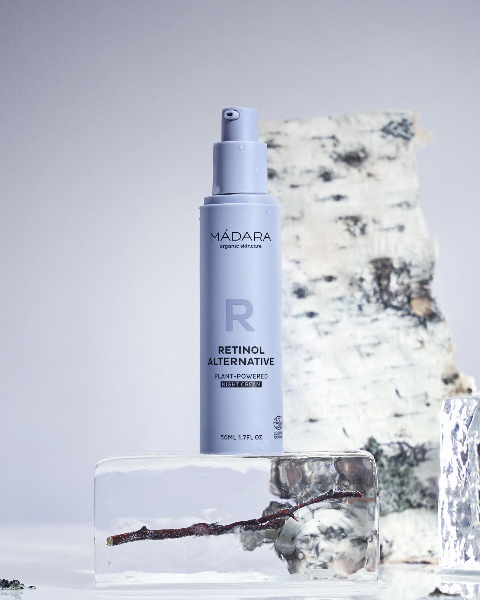 MÁDARA Organic Skincare plant based retinol alternative A3172 product photo on plain background.